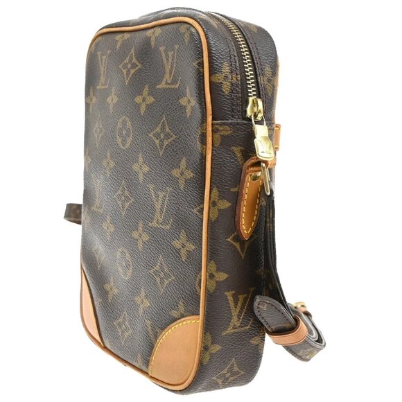 LOUIS VUITTON Danube Shoulder Bag Monogram Leather Brown France M45266 30YH514 - Picture 4 of 16